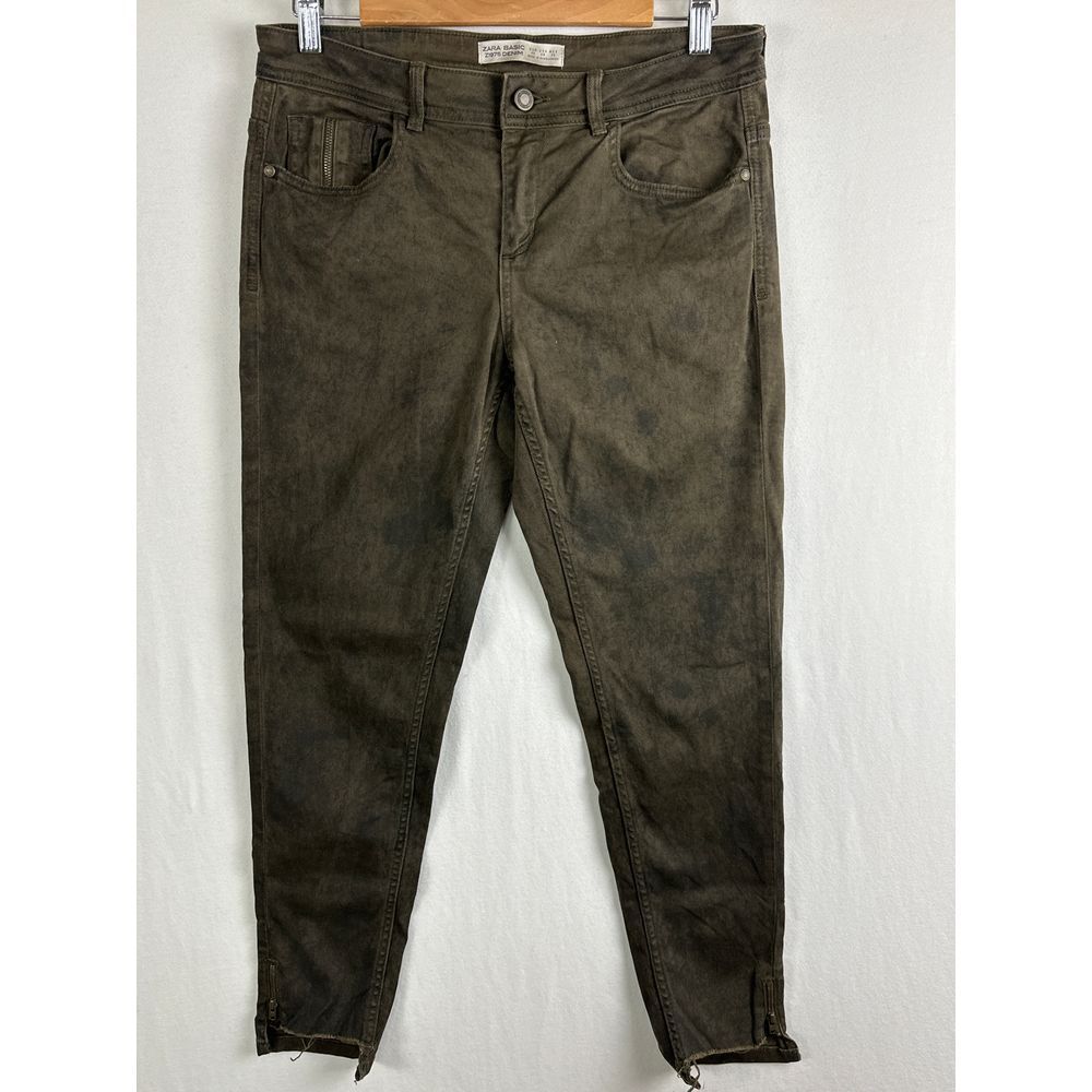 Zara‎ Basic Jeans Women's Size 8 Ankle Zip